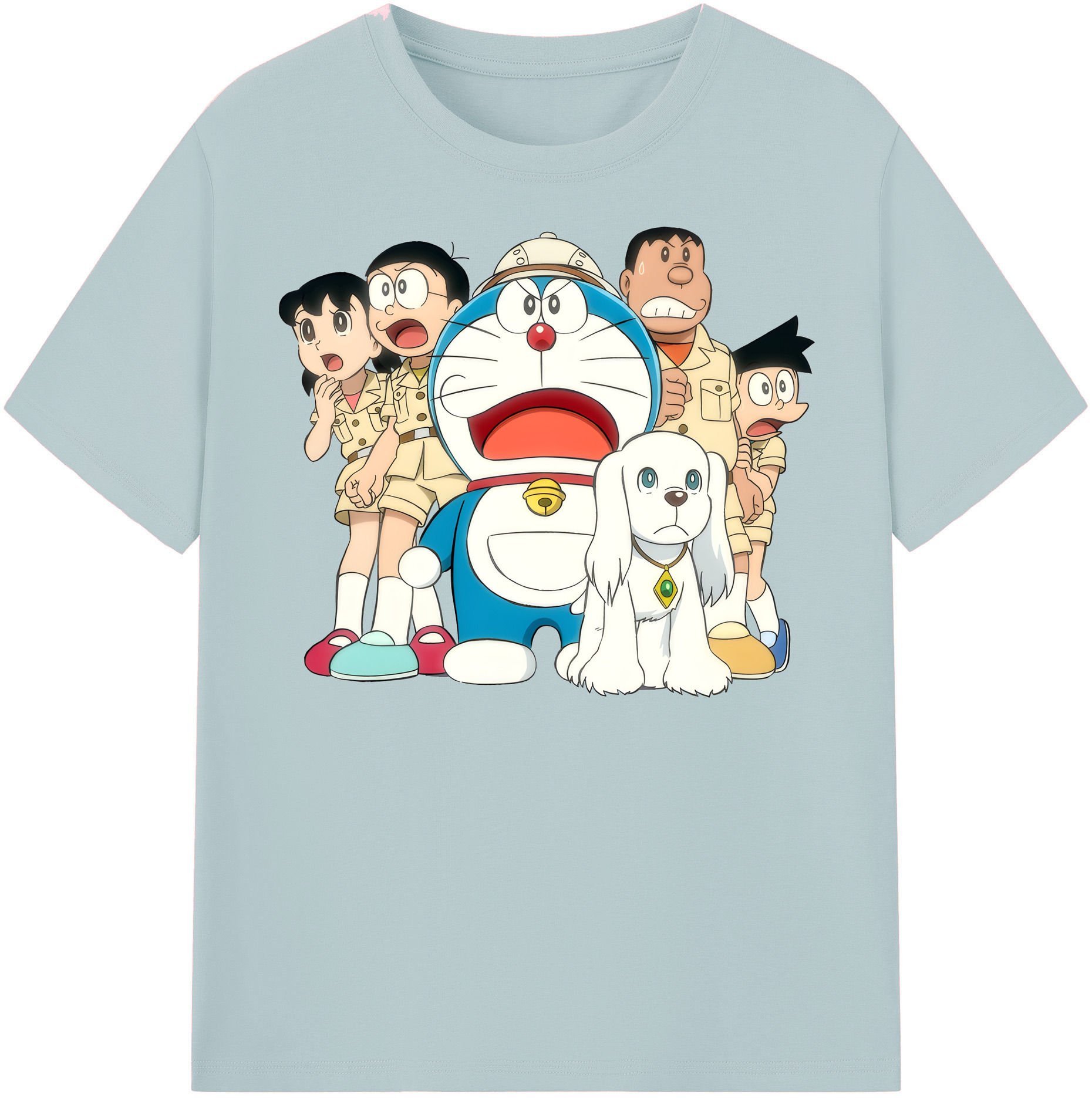 （画像用） ドラえもん Doraemon 綿100％半袖Tシャツ（フロントプリント）